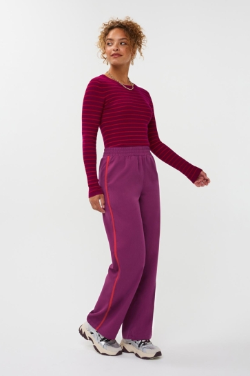 Ydence Broek PANTS ZIZI F25N 76128 10321 FUCHSIA PURPLE/RED