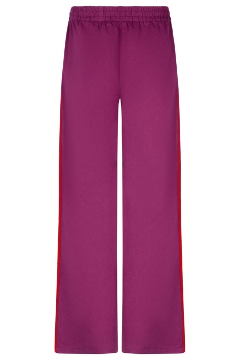 Ydence paarse dames broek | Achteraanzicht