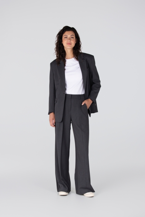 Juffrouw Jansen grijze dames broek | Model