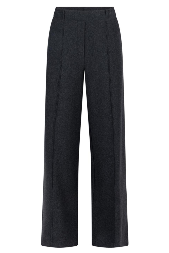 Juffrouw Jansen grijze dames broek | Vooraanzicht
