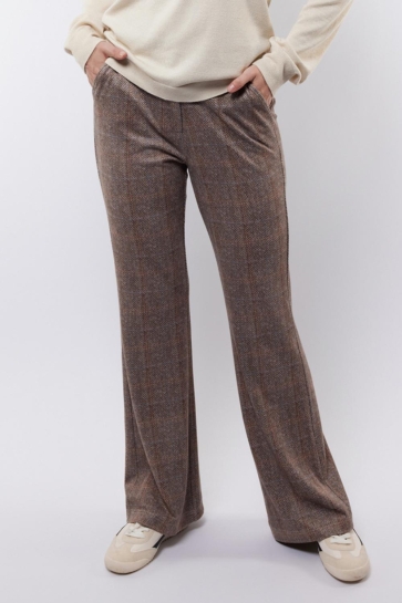 C&S The Label Broek PAOLA PANTS 25NQH09 523999 LIGHT CAMEL/COLOR MIX