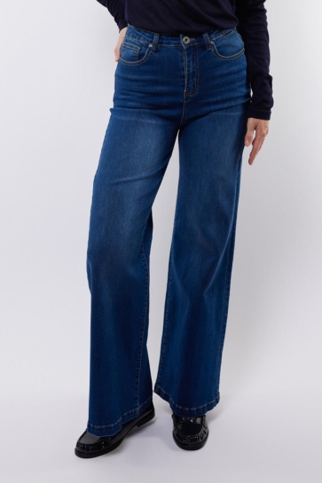 C&S The Label Jeans NICOLE PANTS 25NNC01 905 DENIM DARK BLUE