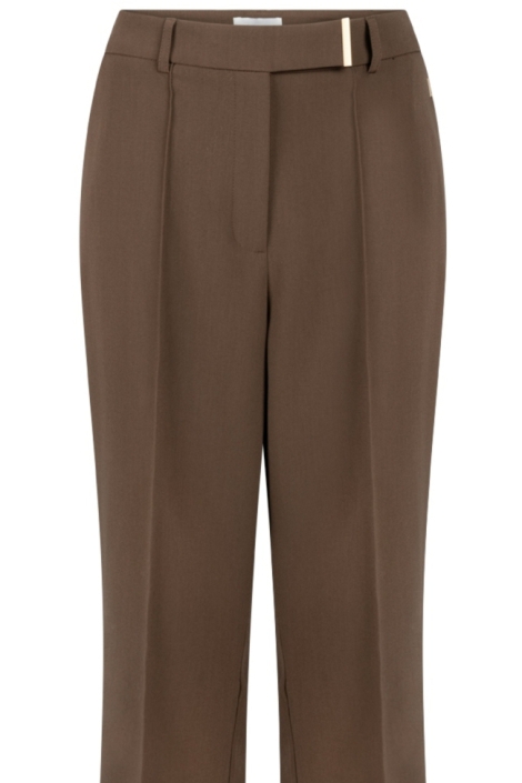 Aaiko bruine dames broek | Close up