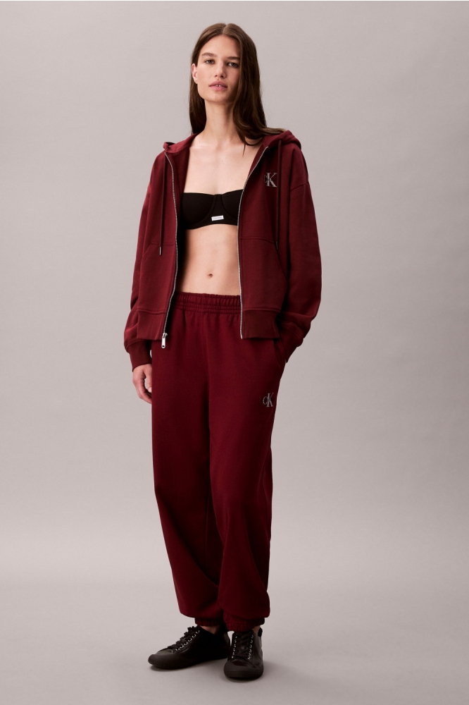 Calvin Klein bordeaux dames broek | Model