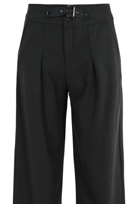 Zizo grijze dames broek | Close up
