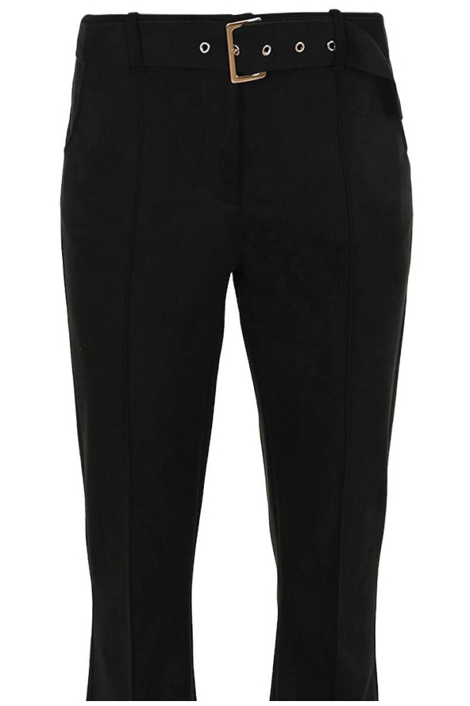 Zizo zwarte dames broek | Close up