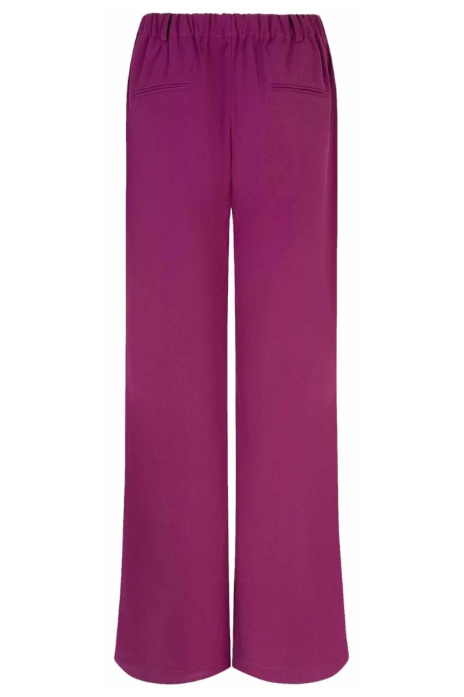 Ydence paarse dames broek | Achteraanzicht