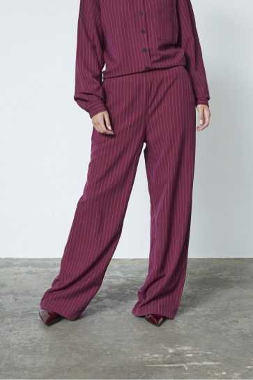 SisterS point Broek VERINA PA2 19337 Bordeaux cream