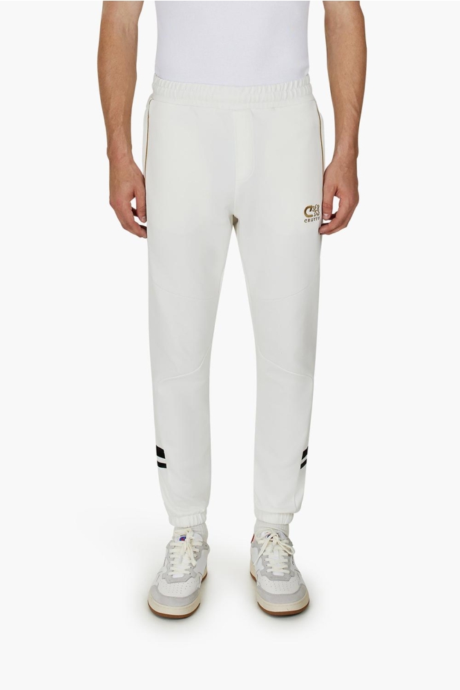 Cruyff ecru heren broek | Model vooraanzicht