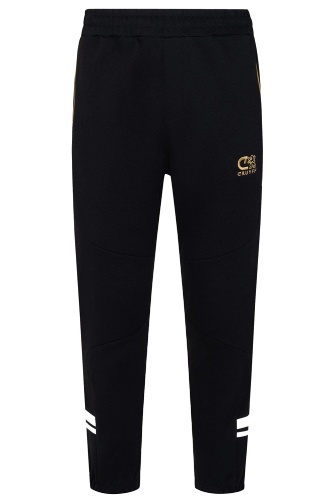 Cruyff zwarte heren broek | Vooraanzicht