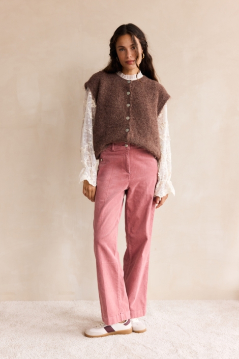 LolaLiza roze dames broek | Model