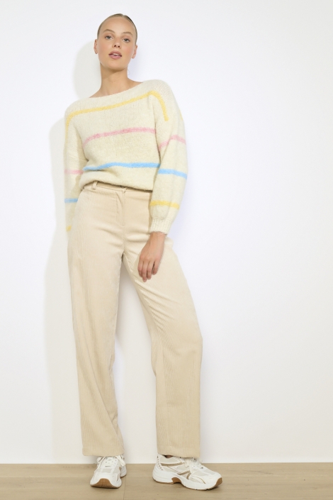 LolaLiza beige dames broek | Model