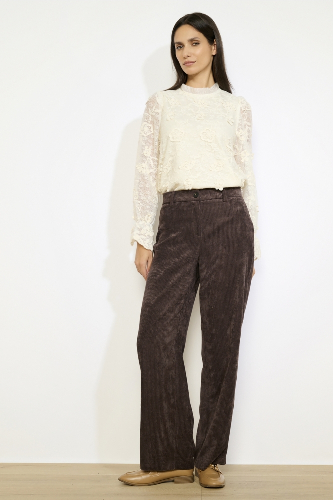LolaLiza bruine dames broek | Model