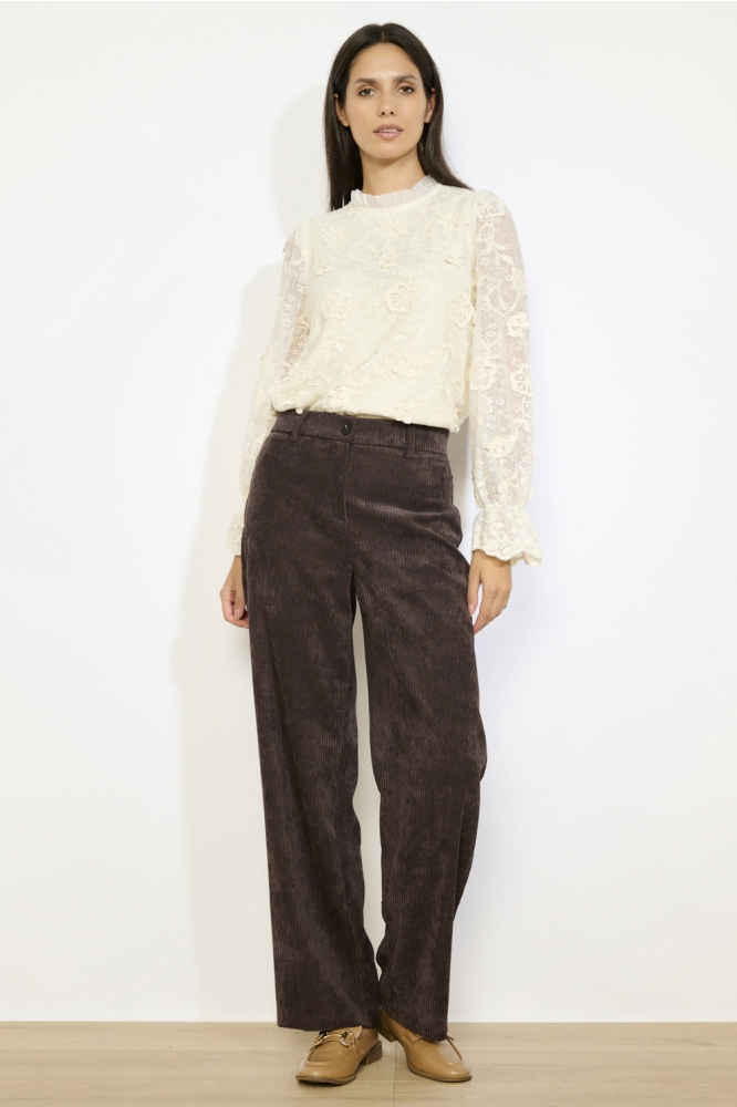 LolaLiza bruine dames broek | Model