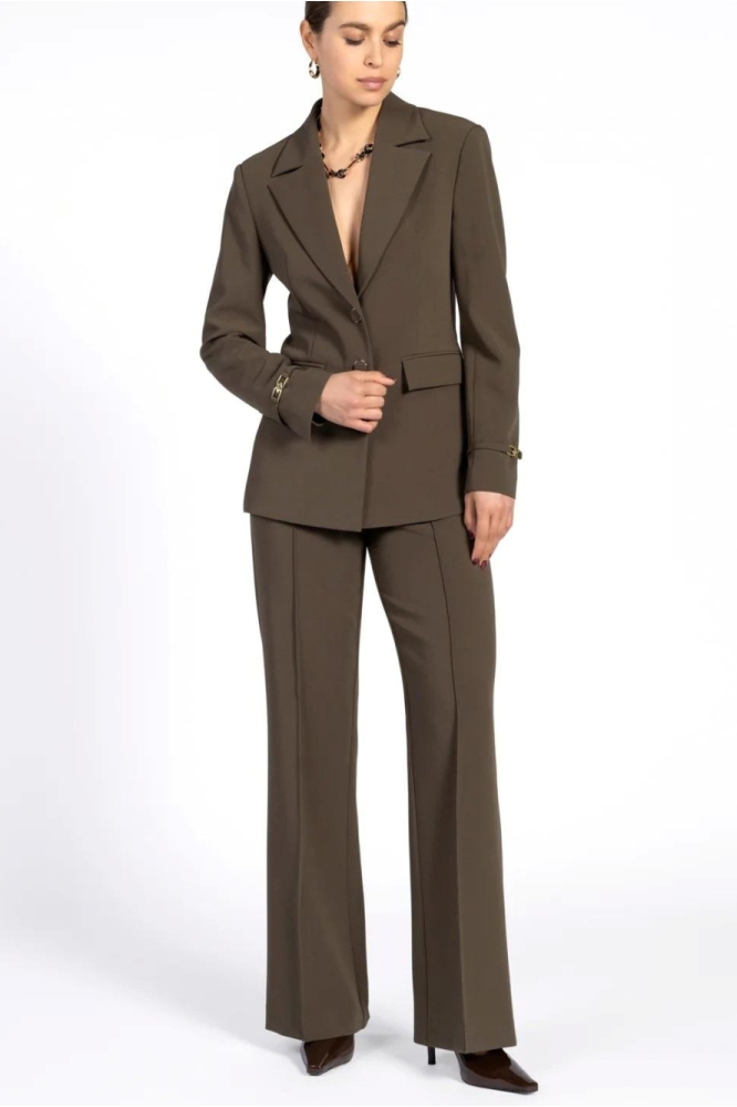 Aaiko groene dames broek | Model
