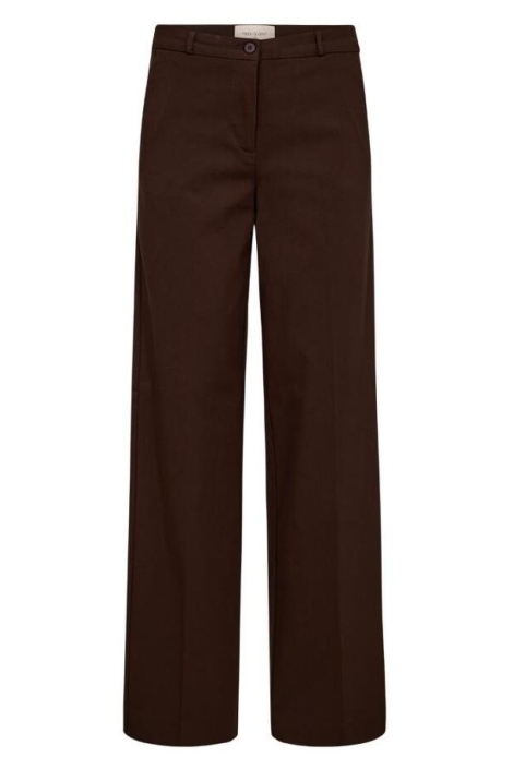 Freequent bruine dames broek | Vooraanzicht