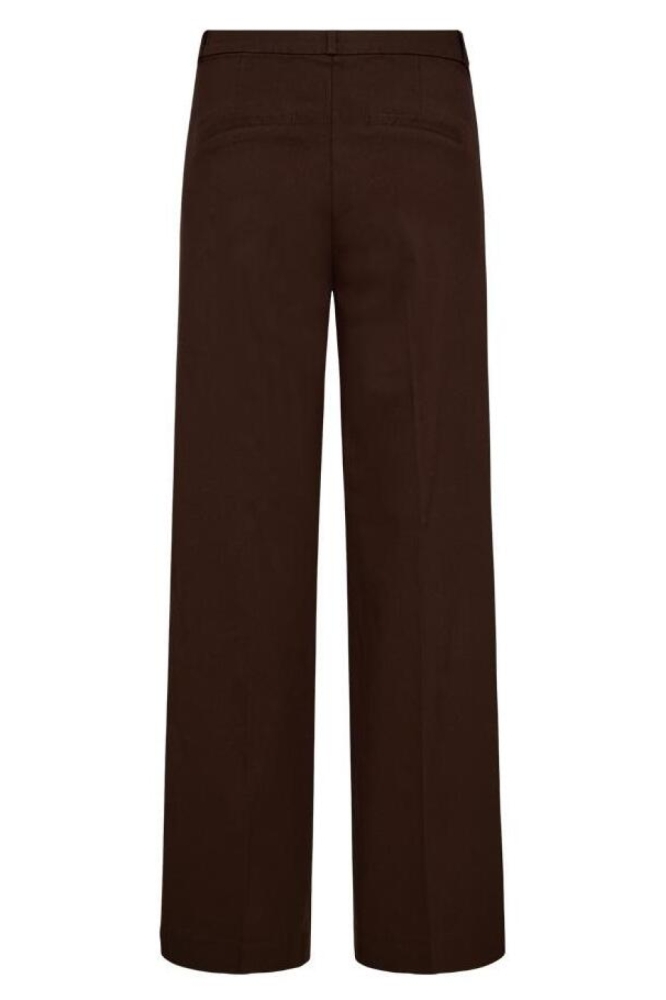 Freequent bruine dames broek | Achteraanzicht
