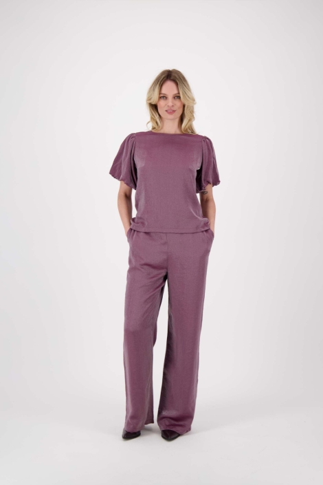 Zusss paarse dames broek | Model