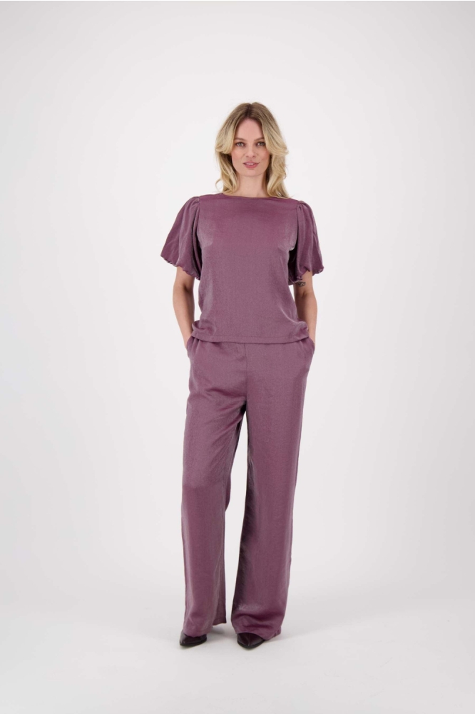 Zusss paarse dames broek | Model