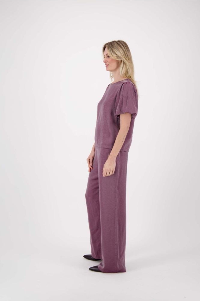 Zusss paarse dames broek | Model