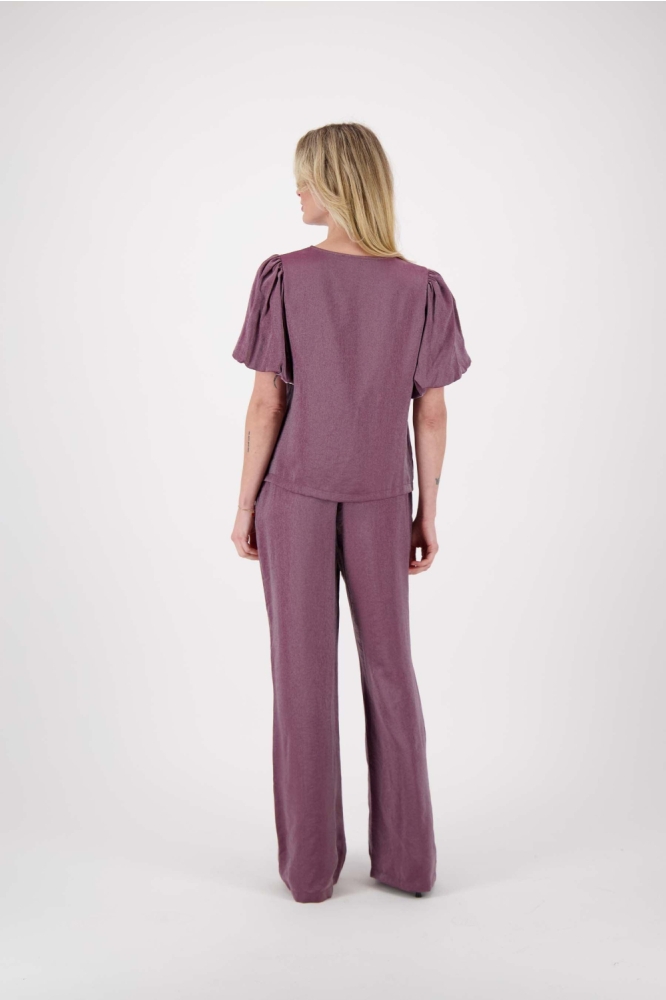 Zusss paarse dames broek | Model
