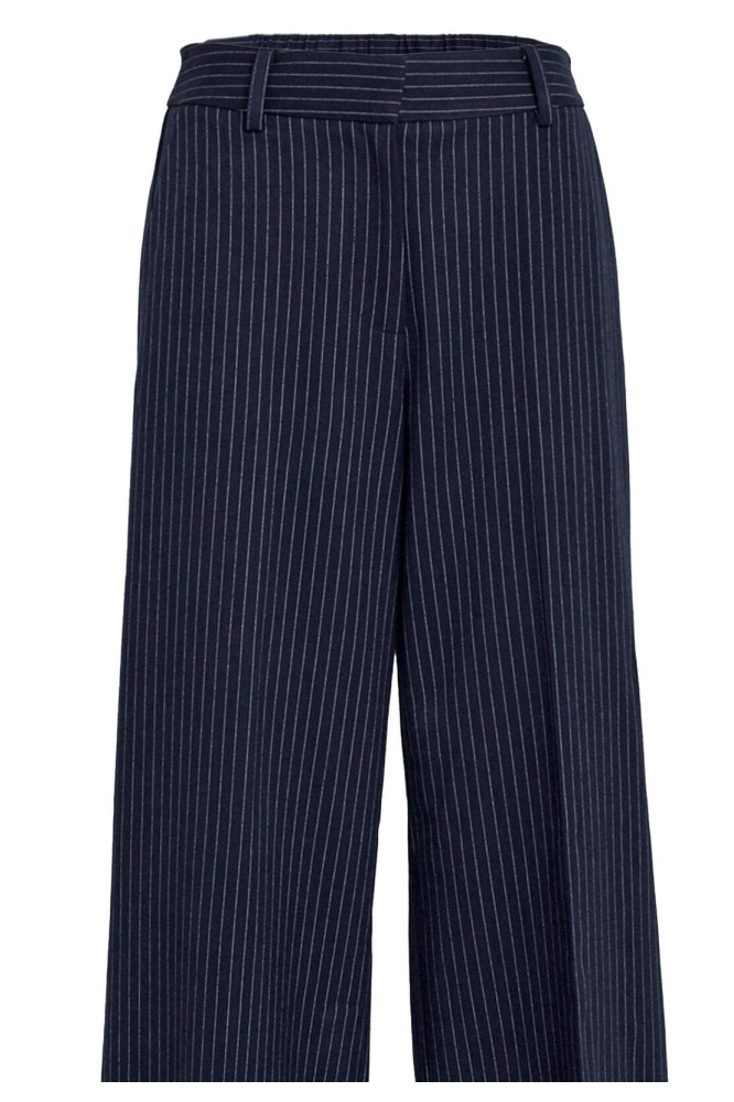 Minus blauwe dames broek | Close up