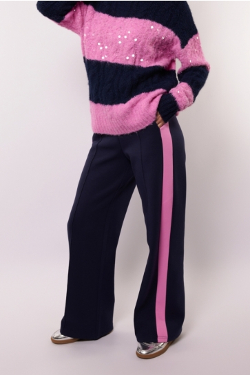 Fluresk Broek EWAN PANTS 25WBF04 625 MIDNIGHT BLUE