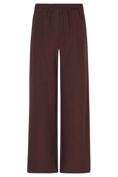 Ydence bruine dames broek | Vooraanzicht