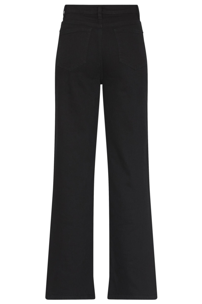 SisterS point zwarte dames jeans | Achteraanzicht