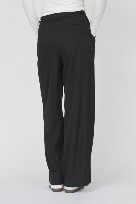 SisterS point zwarte dames broek | Model vooraanzicht