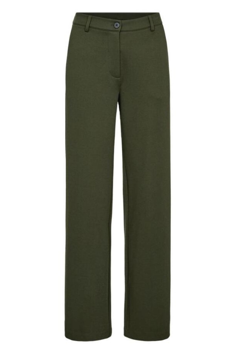 Freequent groene dames broek | Vooraanzicht
