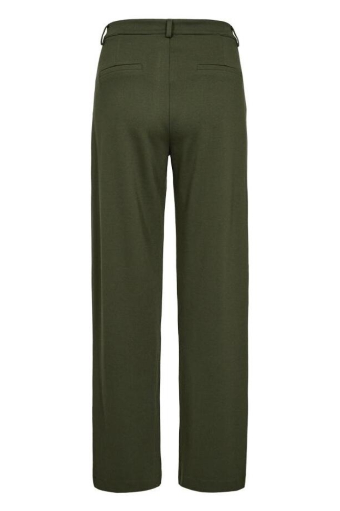 Freequent groene dames broek | Achteraanzicht