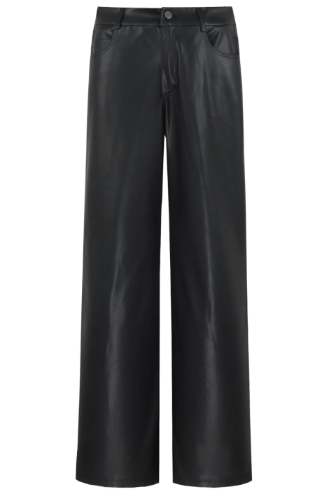 C&S The Label zwarte dames broek | Vooraanzicht