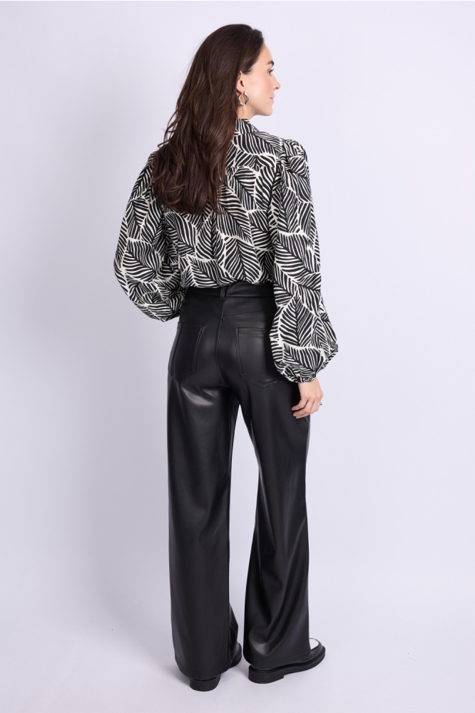 C&S The Label zwarte dames broek | Model