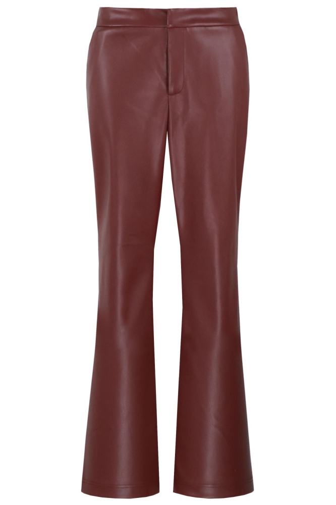 C&S The Label bordeaux dames broek | Vooraanzicht