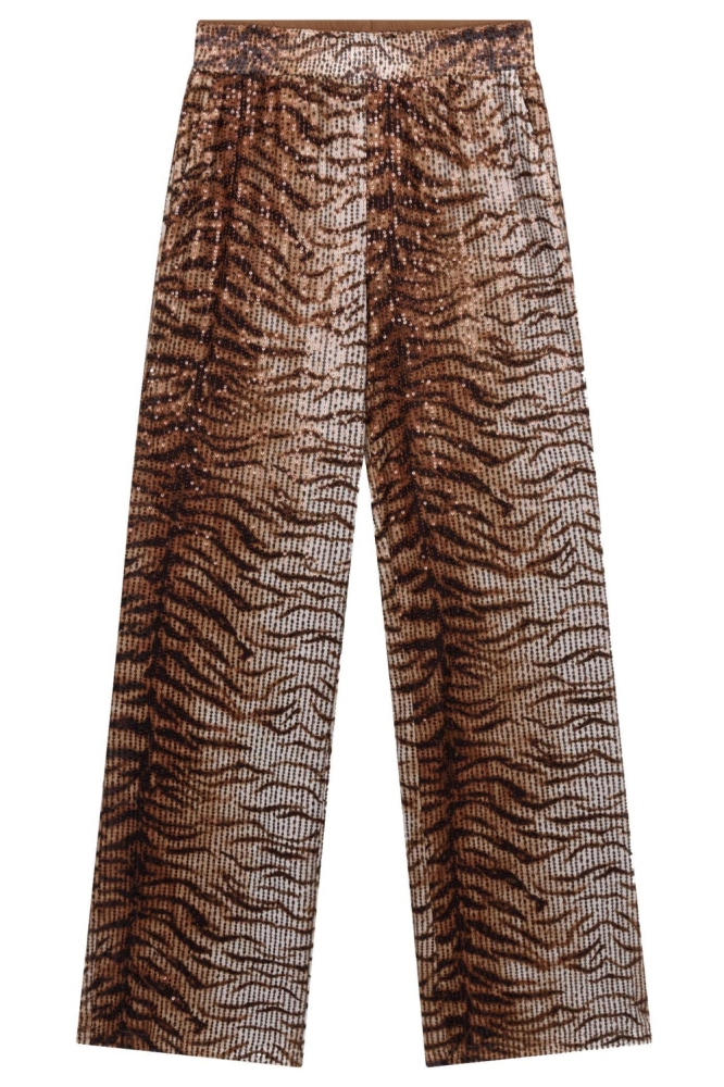 Refined Department camel dames broek | Vooraanzicht