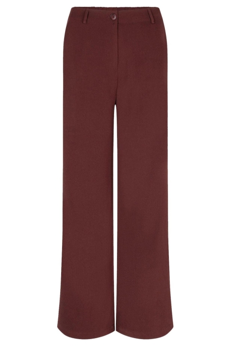 Ydence bruine dames broek | Vooraanzicht