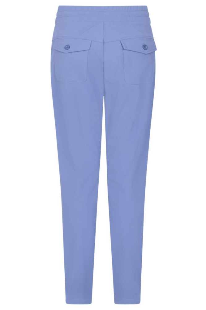 Zoso blauwe dames broek | Achteraanzicht
