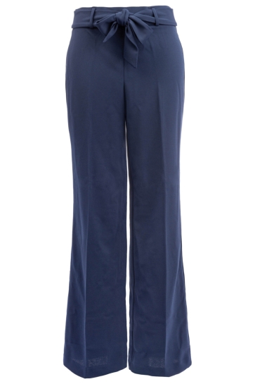 NED Broek CASPER RMB CREPE WOVEN 25W2 U245 01 Marine
