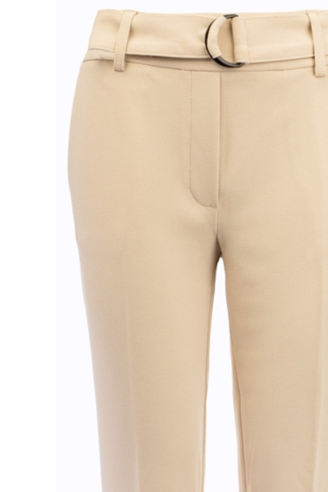 NED beige dames broek | Close up
