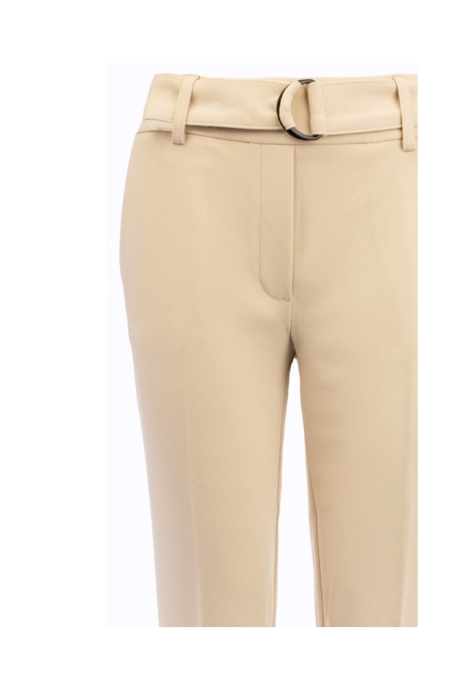 NED beige dames broek | Close up
