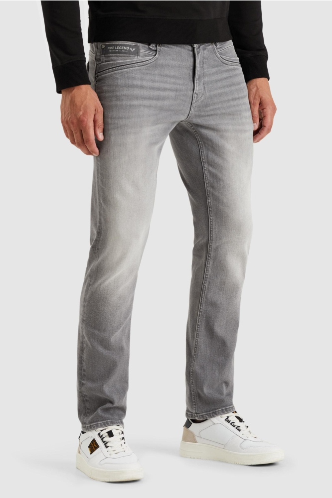 PME legend grijze heren jeans | Model zijaanzicht