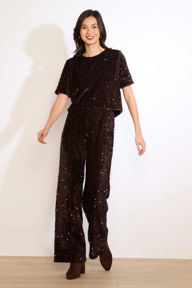 LolaLiza bruine dames broek | Model