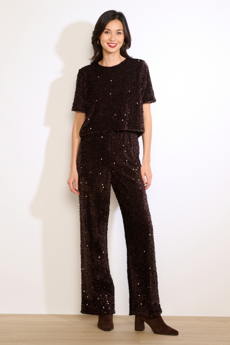 LolaLiza bruine dames broek | Model