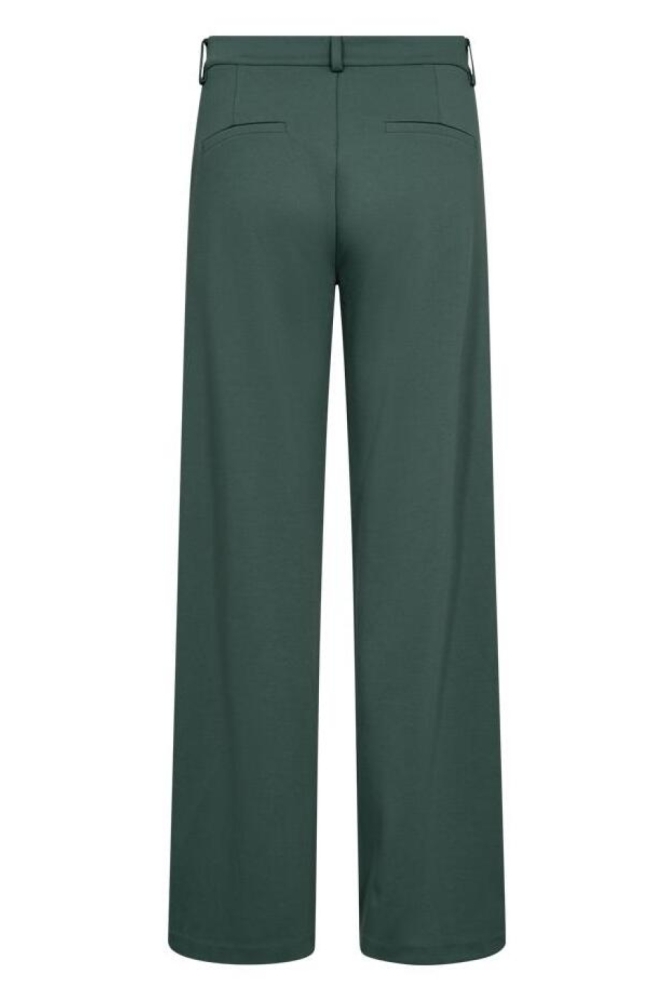 Freequent groene dames broek | Achteraanzicht