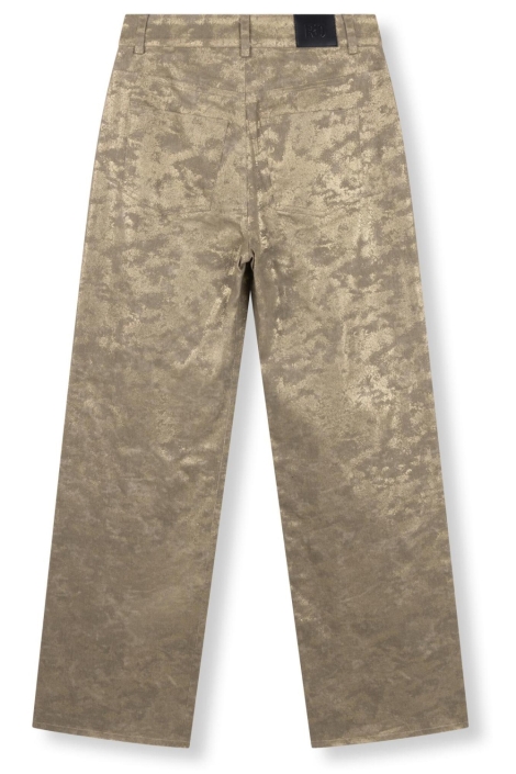 Refined Department gouden dames broek | Achteraanzicht