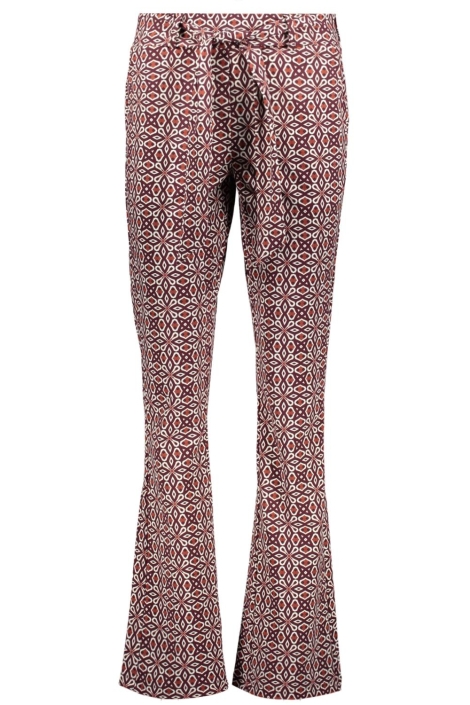 Zoso bordeaux dames broek | Vooraanzicht