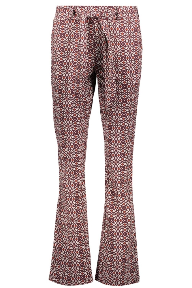 Zoso bordeaux dames broek | Vooraanzicht