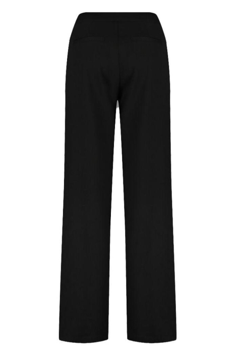 Harper & Yve zwarte dames broek | Achteraanzicht