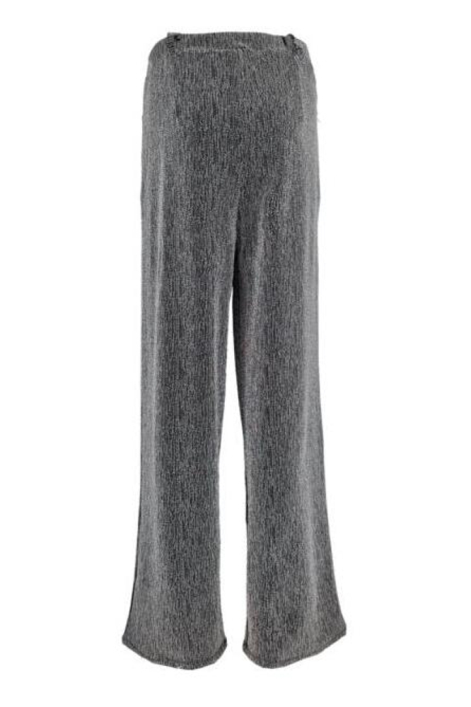 FOS Amsterdam zilveren dames broek | Achteraanzicht